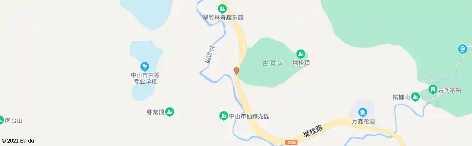 中山古寨沟_公交站地图_中山公交_妙搜公交查询2025