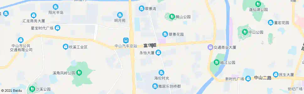 中山西区邮局_公交站地图_中山公交_妙搜公交查询2025