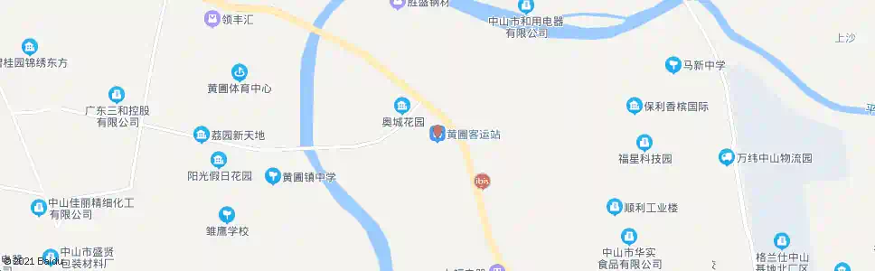 中山黄圃客运站(新沙)_公交站地图_中山公交_妙搜公交查询2025