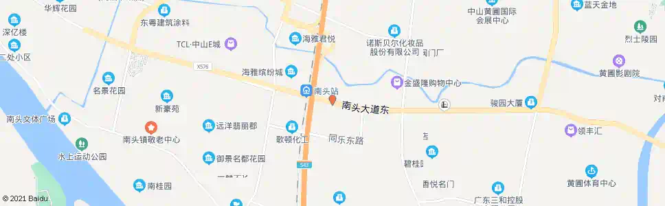 中山城轨南头站_公交站地图_中山公交_妙搜公交查询2025