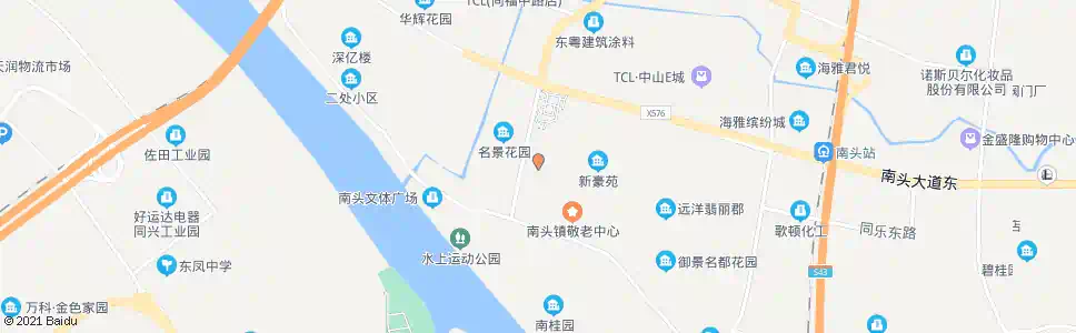 中山光明南路路口_公交站地图_中山公交_妙搜公交查询2025