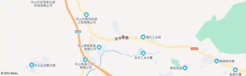 中山文华中路东_公交站地图_中山公交_妙搜公交查询2025