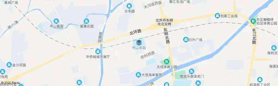 中山沙石公路北_公交站地图_中山公交_妙搜公交查询2025