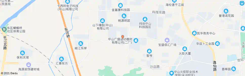 中山沙边路口_公交站地图_中山公交_妙搜公交查询2025