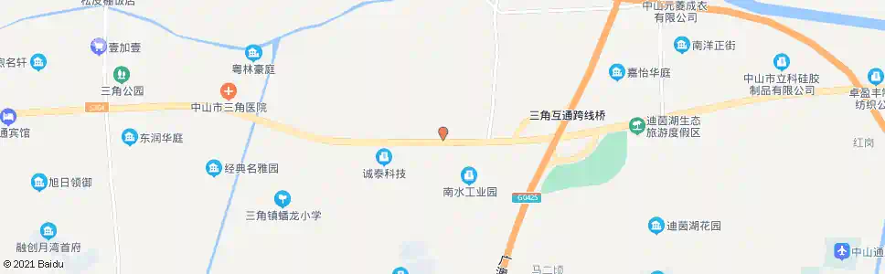 中山三角车站_公交站地图_中山公交_妙搜公交查询2025
