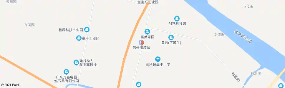 中山高雅市场_公交站地图_中山公交_妙搜公交查询2025