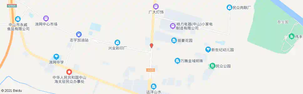 中山大骏客运站东_公交站地图_中山公交_妙搜公交查询2025