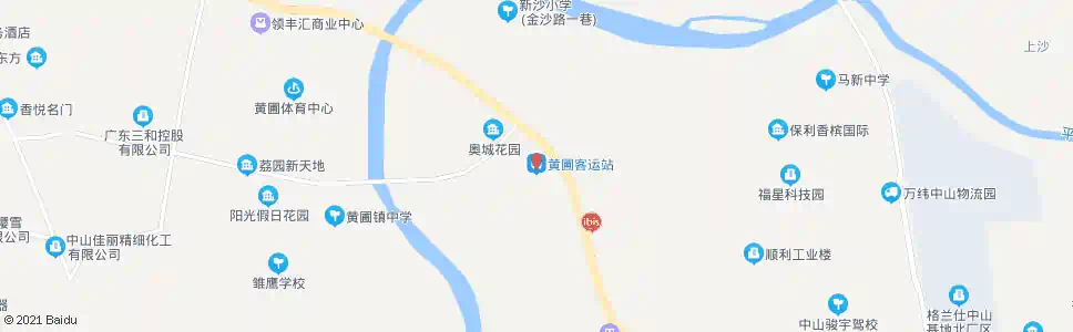 中山黄圃客运站_公交站地图_中山公交_妙搜公交查询2025