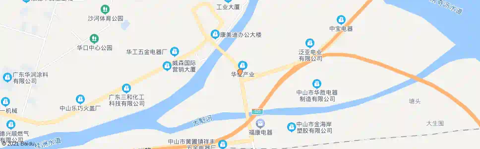 中山大雁路口_公交站地图_中山公交_妙搜公交查询2025