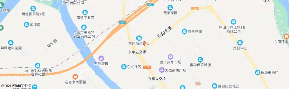 中山东阜路口(东凤壹加壹)_公交站地图_中山公交_妙搜公交查询2025