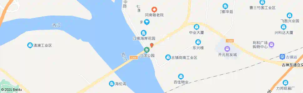 中山外海大桥脚_公交站地图_中山公交_妙搜公交查询2025