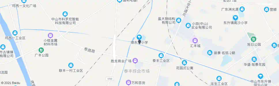 中山绩东二居委_公交站地图_中山公交_妙搜公交查询2025