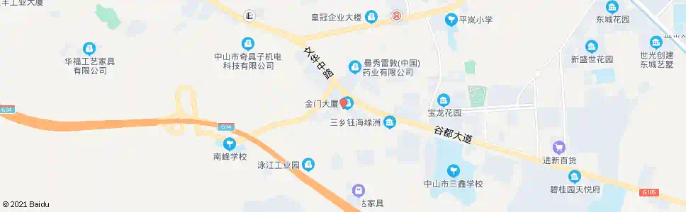 中山平南社区路口_公交站地图_中山公交_妙搜公交查询2025