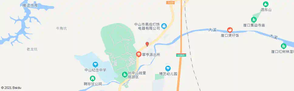 中山竹头园_公交站地图_中山公交_妙搜公交查询2025