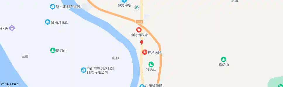 中山鹿角树村_公交站地图_中山公交_妙搜公交查询2025