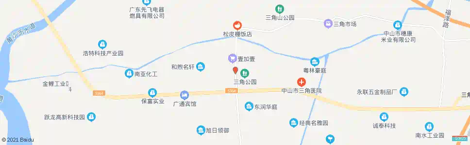 中山五福路口_公交站地图_中山公交_妙搜公交查询2025