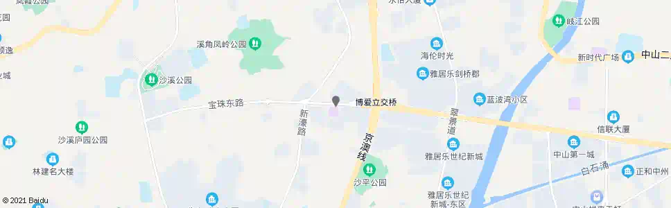 中山宝嘉上筑_公交站地图_中山公交_妙搜公交查询2025