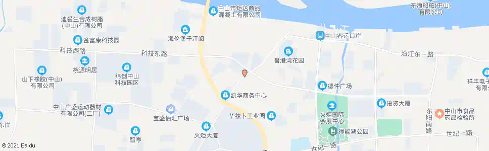 中山天连大道口_公交站地图_中山公交_妙搜公交查询2025