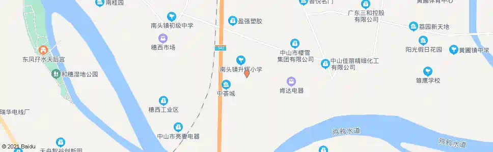中山孖沙村_公交站地图_中山公交_妙搜公交查询2025