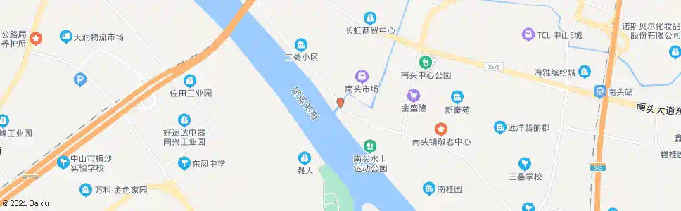 中山南和西路中_公交站地图_中山公交_妙搜公交查询2025
