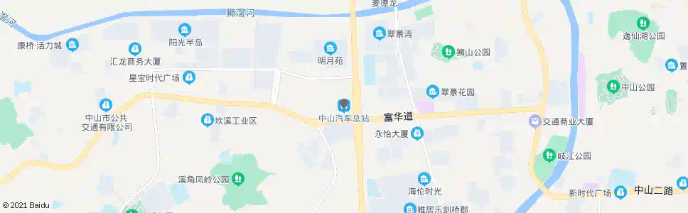 中山中山汽车总站_公交站地图_中山公交_妙搜公交查询2025