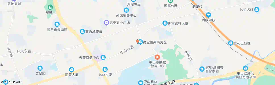 中山创新六路_公交站地图_中山公交_妙搜公交查询2025