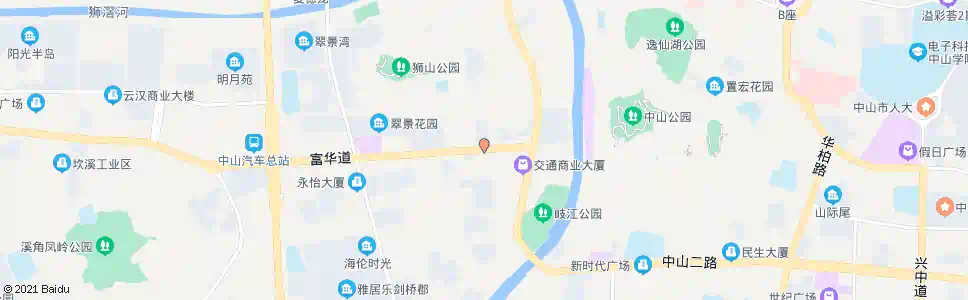 中山烟洲牌坊B1_公交站地图_中山公交_妙搜公交查询2025