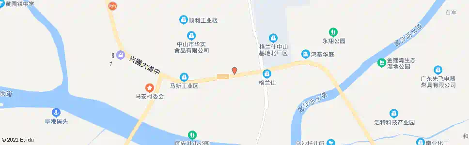 中山黄圃消防局_公交站地图_中山公交_妙搜公交查询2025