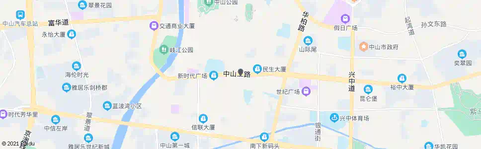 中山民生大厦_公交站地图_中山公交_妙搜公交查询2025