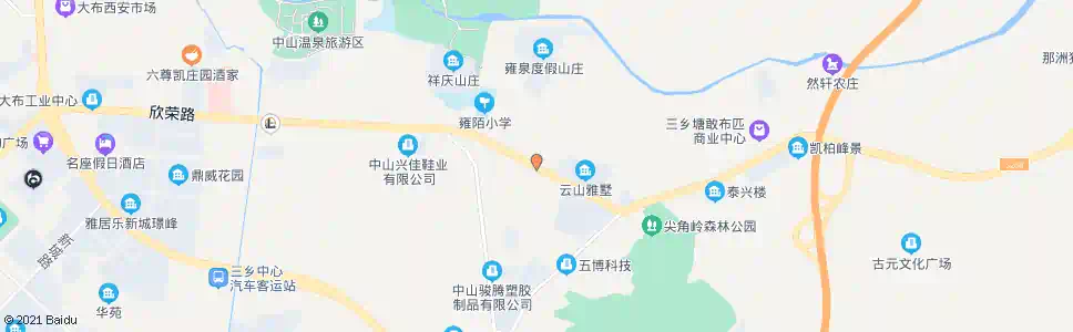 中山塘敢_公交站地图_中山公交_妙搜公交查询2025