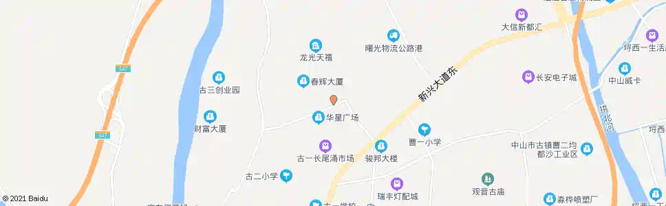 中山顺康园_公交站地图_中山公交_妙搜公交查询2025