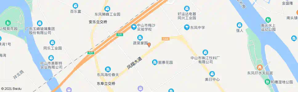 中山东凤镇政府_公交站地图_中山公交_妙搜公交查询2025