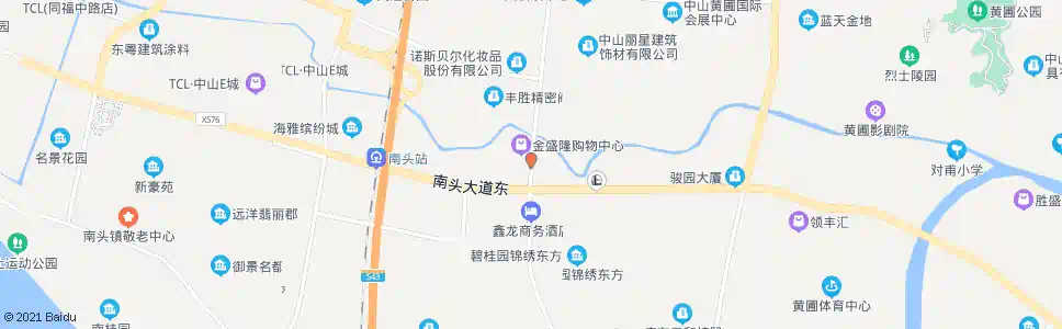中山将军市场_公交站地图_中山公交_妙搜公交查询2025