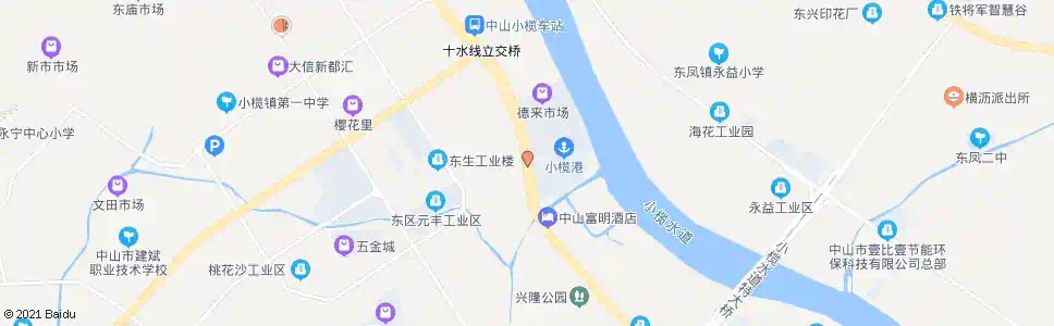 中山小榄港_公交站地图_中山公交_妙搜公交查询2025