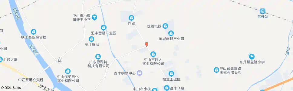 中山泰丰四_公交站地图_中山公交_妙搜公交查询2025