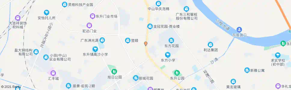 中山东方花园_公交站地图_中山公交_妙搜公交查询2025