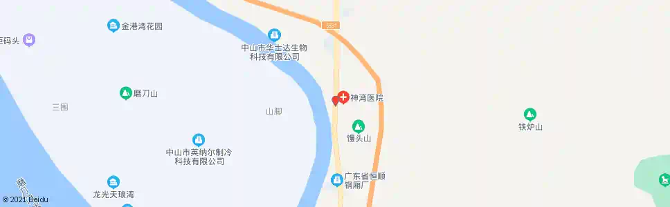 中山冲口市场_公交站地图_中山公交_妙搜公交查询2025