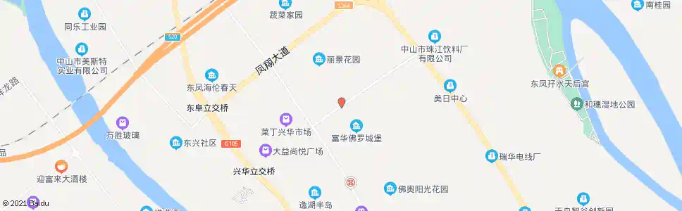 中山兴华中路东_公交站地图_中山公交_妙搜公交查询2025