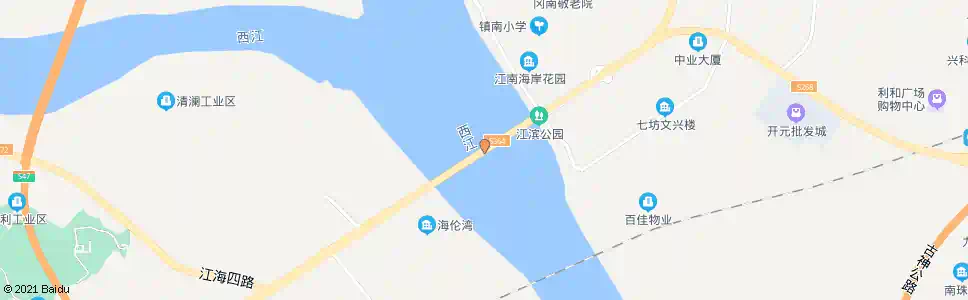 中山古镇外海大桥_公交站地图_中山公交_妙搜公交查询2025