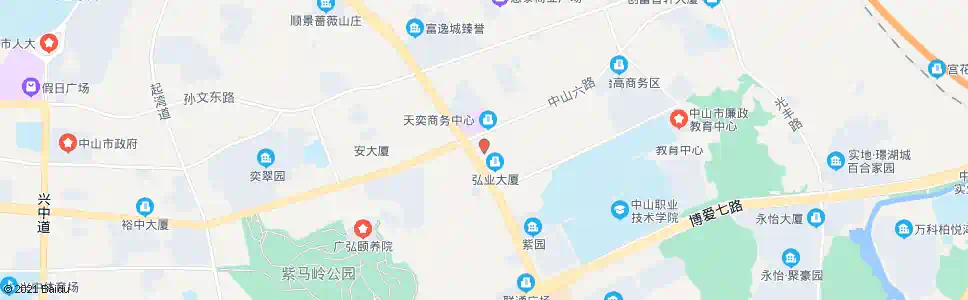 中山检验检疫局_公交站地图_中山公交_妙搜公交查询2025