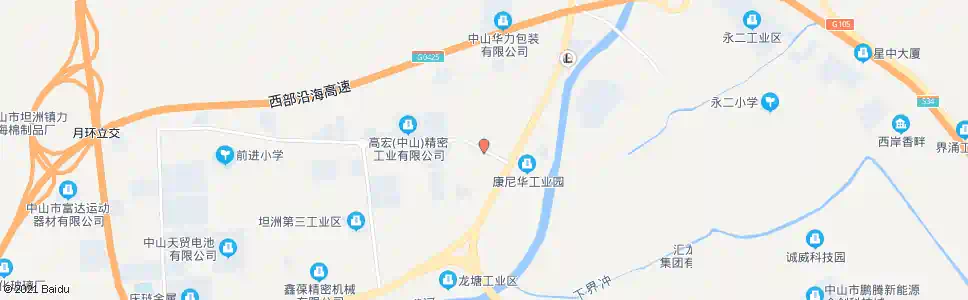 中山前进四路口_公交站地图_中山公交_妙搜公交查询2025