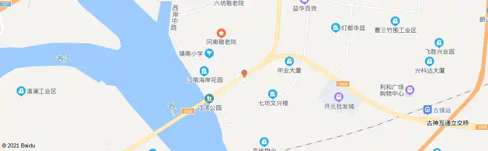 中山外海大桥东_公交站地图_中山公交_妙搜公交查询2025