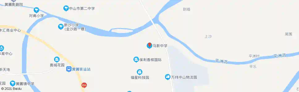 中山马新中学_公交站地图_中山公交_妙搜公交查询2025