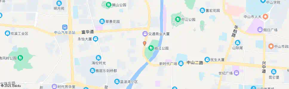 中山中山一桥_公交站地图_中山公交_妙搜公交查询2025
