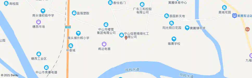 中山中山火力发电厂_公交站地图_中山公交_妙搜公交查询2025