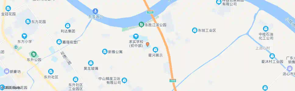 中山新胜小学_公交站地图_中山公交_妙搜公交查询2025