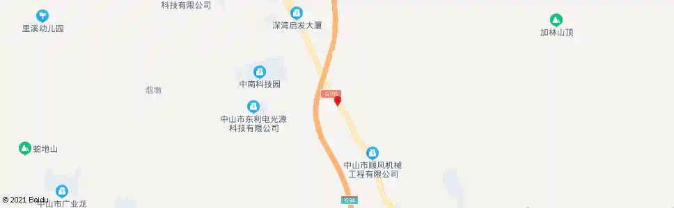 中山深湾收费站南_公交站地图_中山公交_妙搜公交查询2025