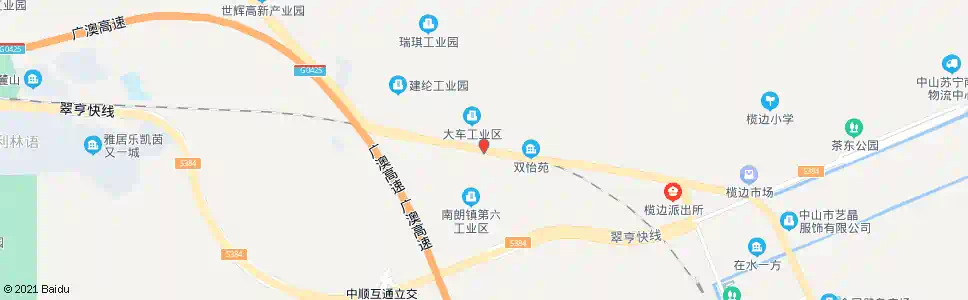 中山三礼电子厂_公交站地图_中山公交_妙搜公交查询2025