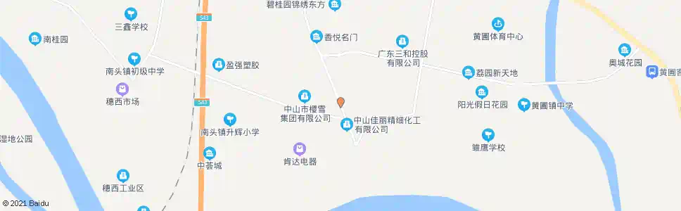 中山东福南路南_公交站地图_中山公交_妙搜公交查询2025