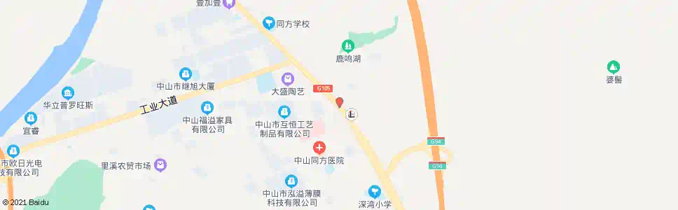 中山里溪(中山同方医院)_公交站地图_中山公交_妙搜公交查询2025